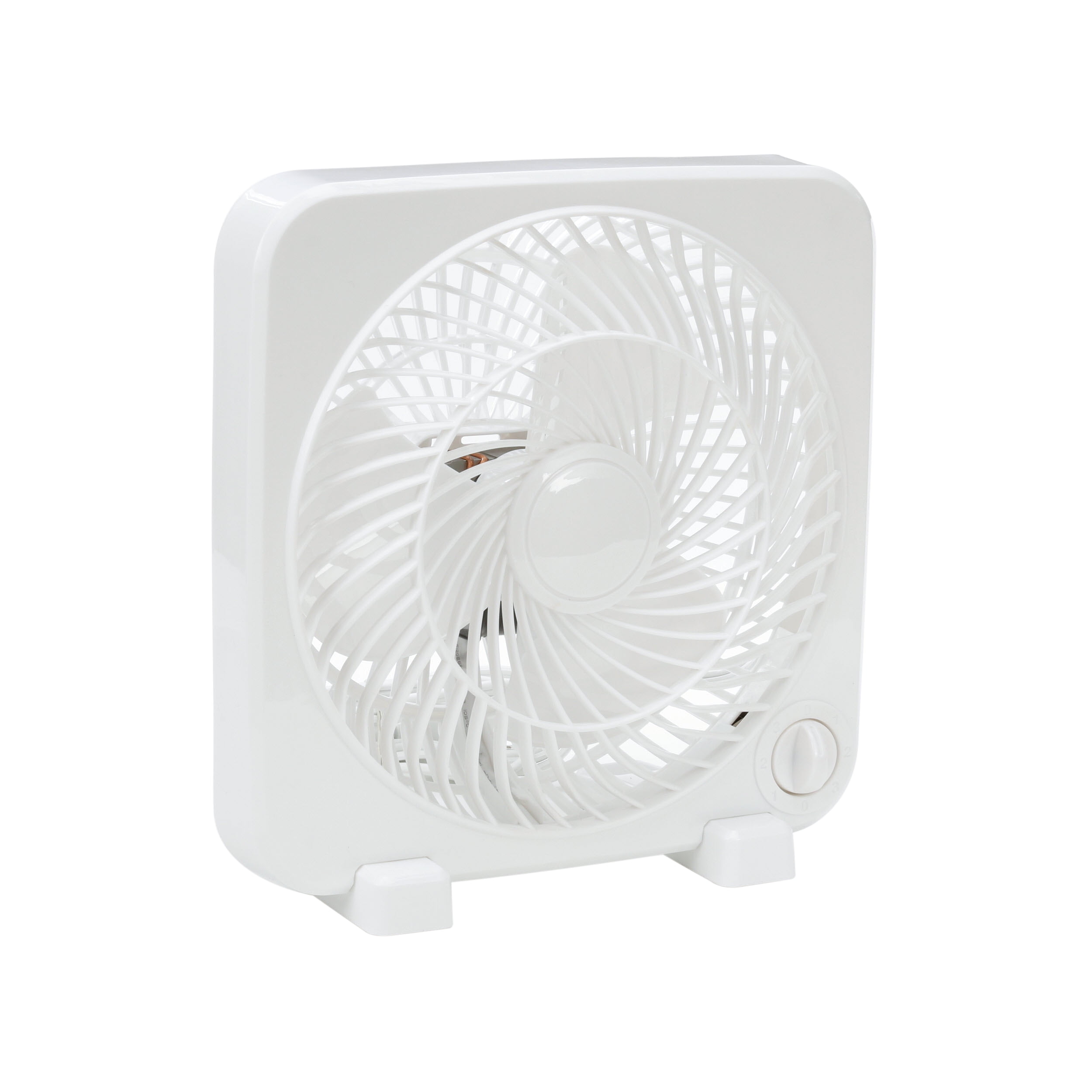 Mainstays 9 inch Personal Desktop Fan with 3 Speeds, White Walmart