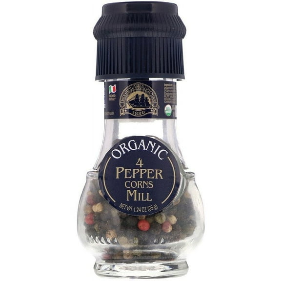 Drogheria & Alimentari, Organic 4 Peppercorns Mill, 1.24 oz