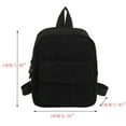 thumbnail image 4 of MUSOIE Mini Corduroy Backpack Purses for Women Cute Travel Backpack Small Daypack Shoulder Bag, 4 of 8