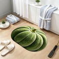 thumbnail image 5 of Fall Pumpkin Shaped Bath Mat,Fluffy Absorbent Diatomaceous Earth Doormat,Thanksgiving Non Slip Stain Resistant Rug for Bathroom Bedroom Entryway Harvest Home Decor,15.74x23.62", 5 of 6