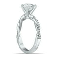 thumbnail image 2 of SZUL Women's AGS Certified 1 Carat TW Diamond Engagement Ring in 14K White Gold (J-K Color, I2-I3 Clarity), 2 of 5