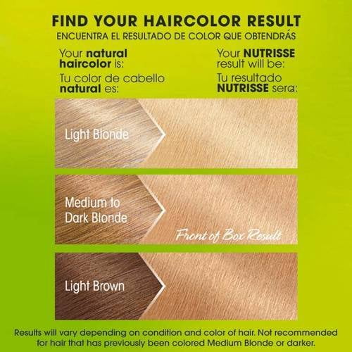Garnier Nutrisse Nourishing Color Creme, Extra-Light Natural Blonde, 4-Pack