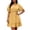 Yellow 03, variant on Karymi Plus SizePolka Dot Ruffle Sleeve Dress, Round Neck Elastic Waist Tiered Flounce Hem Casual A-Line Summer Dress Summer Dresses for Women 2026