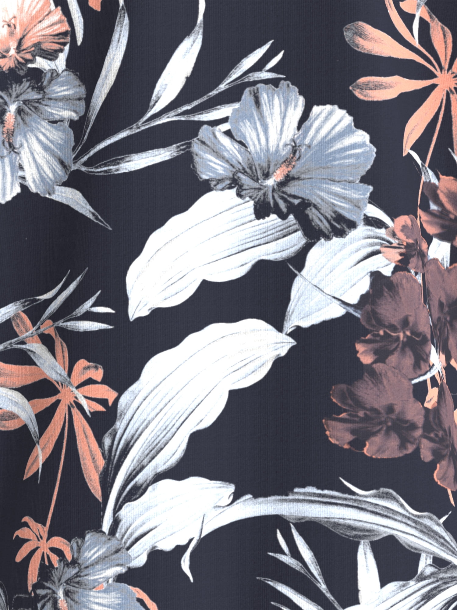 Café Luna Men's and Big Men's All-Over Floral Print Short Sleeve Woven Shirt, Sizes S-4X
