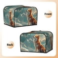 thumbnail image 6 of Cauagu Starry Sky Cloud Fox for 4 Slice Toaster Cover (11.4''×7.9''×7.5'') Bread Machine Cover Toaster Protector Kitchen Appliance Dust Cover, 6 of 7