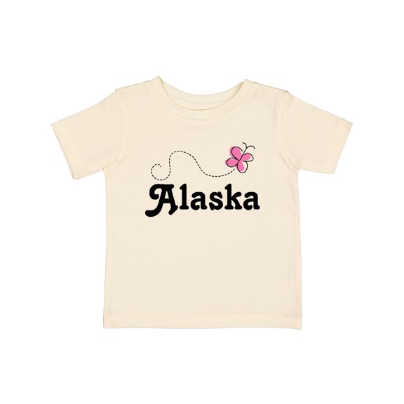 Inktastic Alaska Butterfly Girls Baby T-Shirt