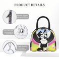 thumbnail image 4 of Kowoue Bluey Pattern Insulated Lunch Bag – Handheld Thermal Tote Picnic Bag School Lunch Box Bag Portable Food Storage Bag-One Size, 4 of 6