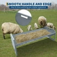thumbnail image 5 of M optimized Animal Feed Container, 22 Gallon Volume, 45" Fodder Dispenser, Robust Steel Animal Trough, Steel Goat Feeding Trough for up to 10 Goats in Horse, Sheep, Hog Farm Sheds, 5 of 8