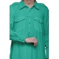 thumbnail image 3 of Atasi Mens Pathani Kurta Pajama Set Long Kurta Pyjama Pants For Men, 3 of 5