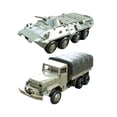 thumbnail image 2 of figatia Jouets Modèles 1/72 Camions Modèle Hobby Construction Assemblage 4D Modèle Architecture, 2 of 9