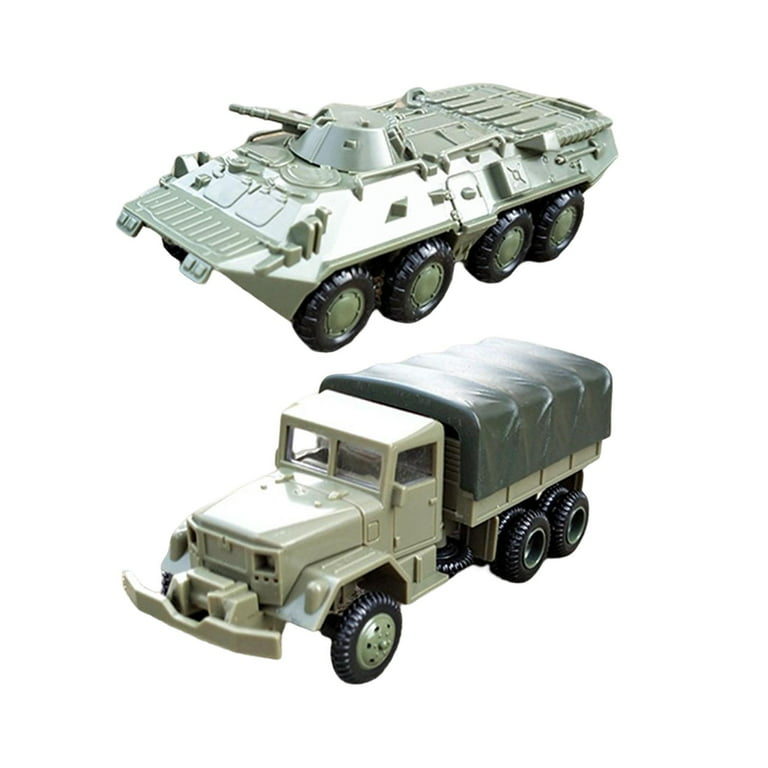 1:72 Scale 4D Truck Model Kits DIY Assemble Car Collections
