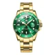 thumbnail image 1 of Reloj De Cuarzo Para Hombre Fantasma De Agua Verde Luminoso Color Del Fondo Golden/green, 1 of 2