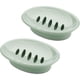 thumbnail image 1 of Jabonera de plástico de 2 piezas para ducha, baño, cocina, verde esquí esquí Gafas de esquí, 1 of 5