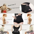 thumbnail image 4 of Waist Trainer for Women Tummy Control Waist Cincher Trimmer Slimming Corset Sport Waist Shaper Workout Girdle Adjustable, 4 of 7