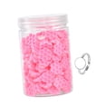 thumbnail image 3 of Vasos de pegamento portátiles para anillos de pegamento de pestañas, para escuelas de cosmetología y salones de belleza. Rosa roja panal, 3 of 8