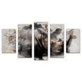 thumbnail image 1 of Cuadro decorativo Cuadros Abigail Rinoceronte Rompiendo la pared 5 Piezas, 1 of 3