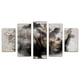 thumbnail image 1 of Cuadro decorativo Cuadros Abigail Rinoceronte Rompiendo la pared 5 Piezas, 1 of 3