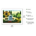 thumbnail image 2 of Tuscan Homestead - Tuscany Italy - - From an Original Watercolor Painting by Robin Wethe Altman - Bamboo Fine Art 290gsm Paper (Unframed) 12x16in, 2 of 4