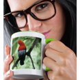 thumbnail image 2 of 3drose, Andean Cock-of-the-rock Bird, Andes, Peru - Sa17 Ksc0057 - Kevin Schafer, 15oz Two-tone Green Mug, 2 of 6