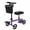 Purple knee bike, variant on QEASET Blue Upright Rollator Walker, Folding Wheelchair, Mother's Day Gift