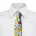 thumbnail image 2 of Exotic Necktie, Organic Tropical Fruit, Dress Tie, 3.7", Multicolor, by Ambesonne, 2 of 3