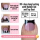 thumbnail image 4 of Uñas postizas NOVO OVO 240 unidades, punta francesa negra, color BERRY PINK, 4 of 7