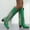 Green, variant on Metal Tassel High Boots for Women Fashion Fall Winter Square Toe Thick Heel Comfortable Western Style Knee Boots Green 36