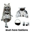 thumbnail image 2 of Rainbow High Shadow High Luna Madison- Grayscale 11” Fashion Doll. Grey Hair, Metallic Outfit, Handbag, Kids Gifts 4-10 Years, 2 of 6