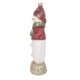 thumbnail image 2 of Toystoory Estatuilla de muñeco de nieve de Navidad, adorno brillante interesante para el hogar, artesanías de vacaciones, decoración de Rojo, 2 of 6