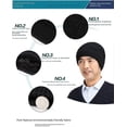 thumbnail image 4 of Gorro de esquí nuevo de estilo coreano para comercio exterior para hombres y mujeres, gorro de punto cálido de terciopelo grueso para exteriores de otoño e invierno, 4 of 6