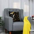 thumbnail image 2 of REGALWOVEN Gold Stamping Decorative Throw Pillowcase 18"x18" Square Cushion Cover, #10, 2 of 7