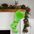 thumbnail image 2 of AOOOWER Green Santa Stocking Hanger Decorative Tree Accent For Outdoor Holiday Decoration, 2 of 8