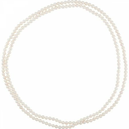 40 Mm Stone Necklace (Freshwater 8-9mm Cultured Pearl 72 Strand 64713 / Necklace / Complete With Stone / 72.00 Inch / Round / 08.00-09.00 Mm / Pearl / Polished / Frshwtr Cul White Prl)