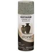 Rust-Oleum American Accents Stone Textured Spray Finish, Gray Stone, 12 Oz.