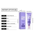 thumbnail image 3 of Komiseup Instant Lift Eye Gel, For The Look Of Puffiness & Bags, Wrinkles, Fine Lines And Dark Circles, Anti Aging Skin Care For Men & Women, 3 of 9