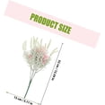 thumbnail image 2 of Realistic Faux Dandelion Flowers 2pcs Set Red Plastic Simulation Flower Adornments for Home Décor and Wedding Decoration, 2 of 9