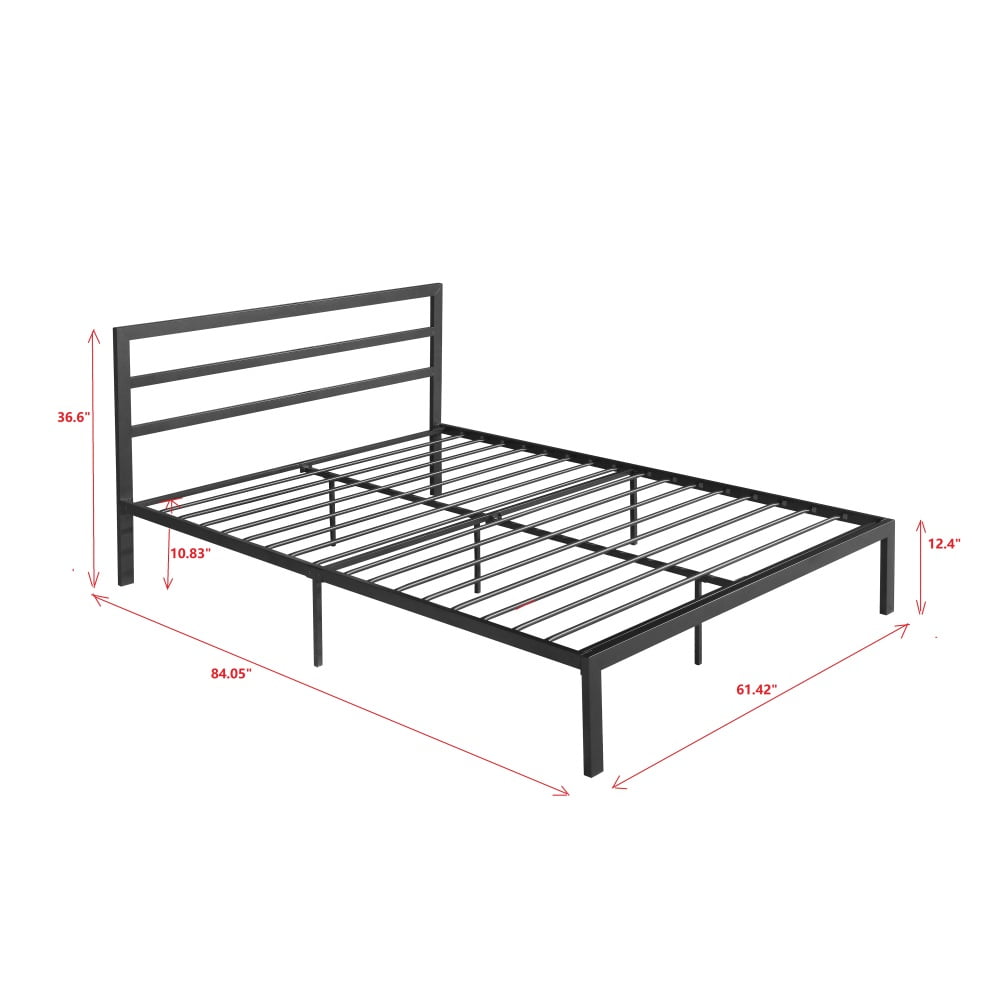 Free Shipping! Clipeyh Queen Size Metal Bed Frame with