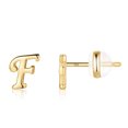 thumbnail image 1 of Fiudx Pendientes de Oro con 26 Letras Del Alfabeto y Acabado Chapado En Oro para Mujer, 1 of 3
