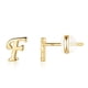 thumbnail image 2 of Xihbxyly Pendientes de Oro con 26 Letras Del Alfabeto y Acabado Chapado En Oro para Mujer, 2 of 4