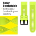 thumbnail image 2 of Silicone Strap Fenix 6X/Fenix 7X/Fenix 5X Plus/Fenix 6X Pro/Fenix 3/Fenix 3 HR/Tactix/Descent MK1/D2 Delta PX/D2 Charlie Fenix 5X 26mm, 2 of 8