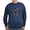 Navy, variant on CafePress - PEACE UP Sweatshirt - Classic Crew Neck Sweatshirt