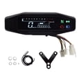 thumbnail image 1 of Wmool Digital Gauge Motorcycle Speedometer Oil Gauge Tachometer Universal with Neutral Headlight Turn Signal Indicator,Mechanical Motorcycle Speedometer Dual Odometer Gauge for Motorbike, 1 of 9