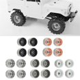 thumbnail image 2 of 1.9inch Beadlock Wheel Hub Remote Crawler Wheel Rims Set Modified Accessories 1/10 Remote Control Offroad Upgrade Kits titanium color, 2 of 4