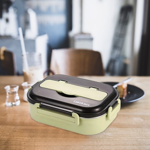 Stainless Steel Thermal Insulation Lunch Bento For Students With Complete Utensil Set Durable Leakproof Food Container For School Meals And Outdoor Activities