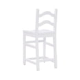 thumbnail image 6 of Linon Saco Wood Commercial Grade Set of Two Counter Stools in White, 6 of 16