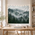 thumbnail image 4 of Boho Sunset Hills with Vast Evergreen Forest Covering, Serene Boho for Boho Decor Lovers, Desert Sunset Wall Art, Graduation Gift, Tapestry Wall Hanging for Bedroom and Dorm, 4 of 6