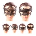 thumbnail image 4 of Qarigey Fundas de gargantilla de vampiro, pieza facial bordada con diseño ahuecado negro para Cosplay, costumbres exóticas para fiesta M018 Ropa, zapatos y accesorios Miscelánea M018, 4 of 6