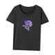 thumbnail image 3 of Camiseta para mujer Verano Suave Tops de verano para mochileros, desplazamientos, viajes de vacaciones Gris, 3 of 7