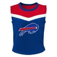 thumbnail image 2 of Girls Preschool Royal Buffalo Bills Spirit Cheerleader Two-Piece Set with Bloomers, 2 of 4