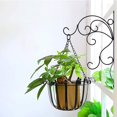 thumbnail image 3 of DEFNES Hanging Baskets for Indoor Plants,12 inches Metal Openwork Hanging Planter of Plant Hangers, Garden Home Decor (2 Pack), 3 of 7